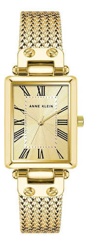 Reloj Mujer Anne Klein Ak-3882chgb Cuarzo Pulso Dorado En