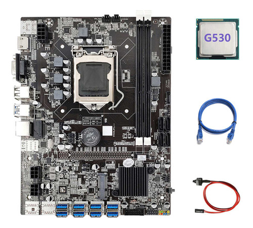 Placa Madre Minera B75 Btc Lga1155 8xpcie Usb3.0 Miner Mothe