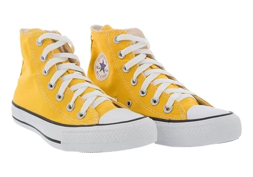 All star hotsell cano longo amarelo