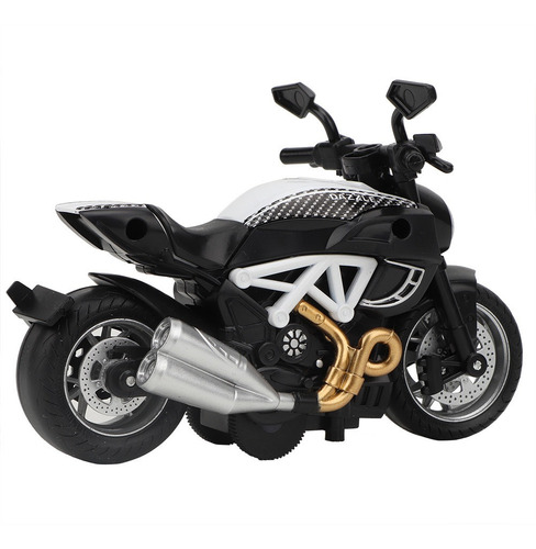 Aleación Moto Modelo Juguete Motocicleta Eléctrica Luz Músic