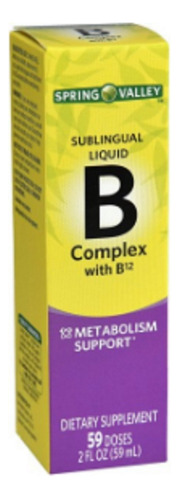 Vitamina Liquida Complex B 59 Ml Com B12 Metabolismo