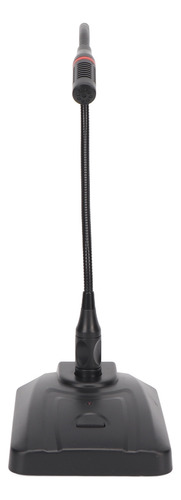 Condensador De Microfone Gooseneck, Mesa Flexível Com Fio De