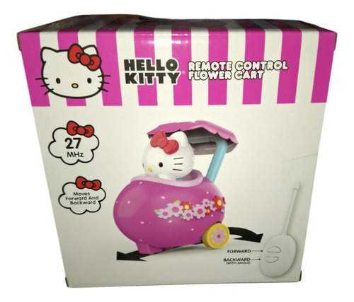Carrito De Flores De Control Remoto Hello Kitty Sanrio
