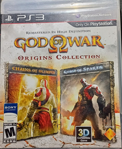 God Of War Origins Collection Ps3 Remasterizado Hd 3d Game.