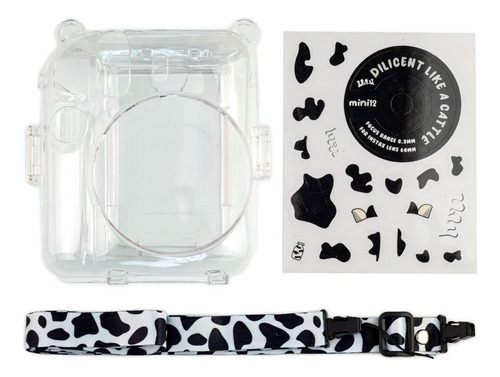Funda Transparente Para Cámara Instax Mini 12 Accesorios B&n