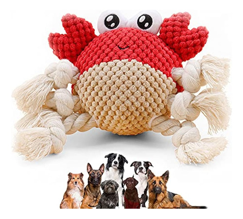 Dulaseed Puppy Toys , Squeaky Plush Dog Chew Toys Para Perro