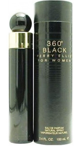 Perfume 360 Black  Edp 100ml Perry Ellis Dama 100% Original