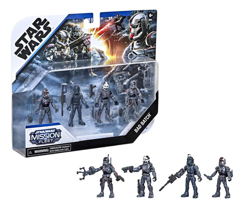 Star Wars Mission Fleet Set 4 Figuras Bad Batch 6 Cm 