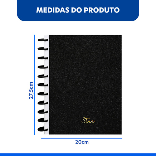 Caderno Univ Com Divisória 80 Folhas Vermelho