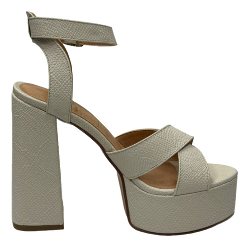 Sandalia De Tacón Con Plataforma 14 Cm Para Mujer