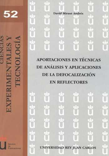 Libro Aportaciones En Técnicas De Análisis Y Aplicaciones D