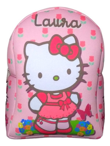 Mochila Infantil Personalizada Hello Kitty