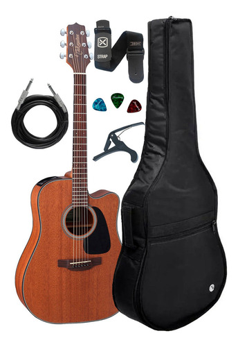 Violão Eletrico Takamine Gd11 Mce + Kit Completo Capa Luxo Cor Natural