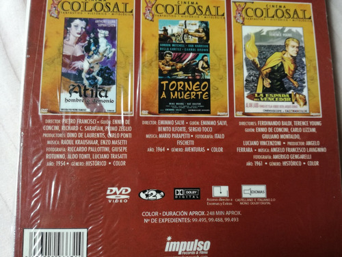 Cine Colosal - 6 Discos - Pack 1 + 2 -dvd