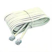 Comprar 3 Cables Armados Rj11 4.5 Metros 6p4c Macho Macho Marfil