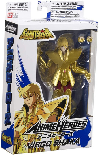 Caballeros Del Zodiaco Muñeco Figura Virgo Shaka Articulado
