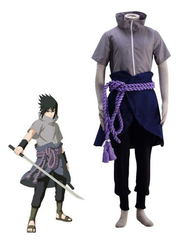 Disfraz De Cosplay De Anime Sasuke Uchiha Ninja Naruto