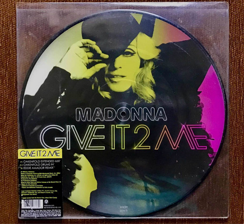 Madonna Give It 2 Me Picture Vinyl Vinilo Edición Limitada