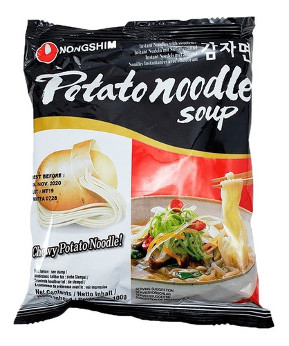 Lamen Coreano Batata Potato Soup Nongshim 100g - Tetsu