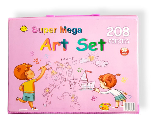 Set De Arte Infantil Super Mega 208 Pieza