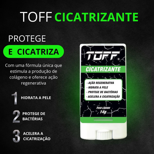 Kit Creme Nanotermico N3 Toff E Stick Cicatrizante Calos