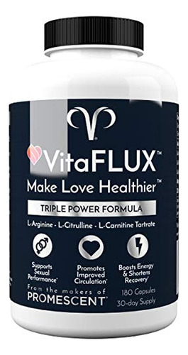 Vitaflux Suplemento De Óxido Nítrico De Triple Potencia Para