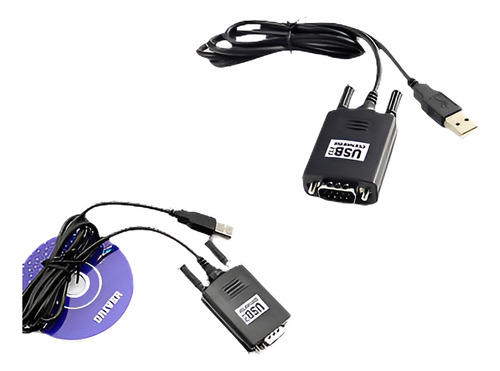 Usb 2.0 A Serial Rs232 Db9 9 Pines Adaptador Cable Convertid