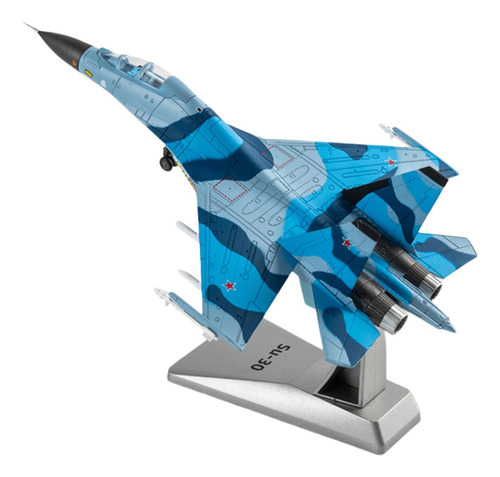 Modelo De Avión De Su-30 Fundido A Presión 1/100 Para