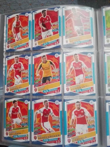 Carta Match Attax Champions 16-17 Arsenal Mesut Ozil