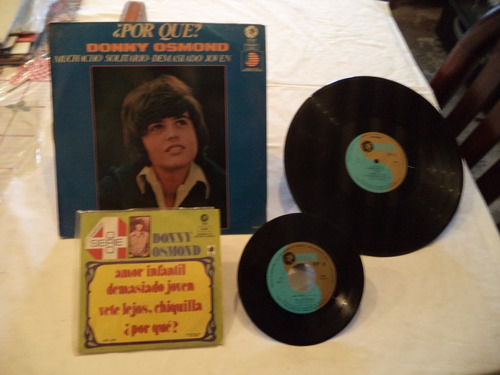 Donny Osmond Grandes Exitos 1972 Lp Y Ep 45 Mexicanos 