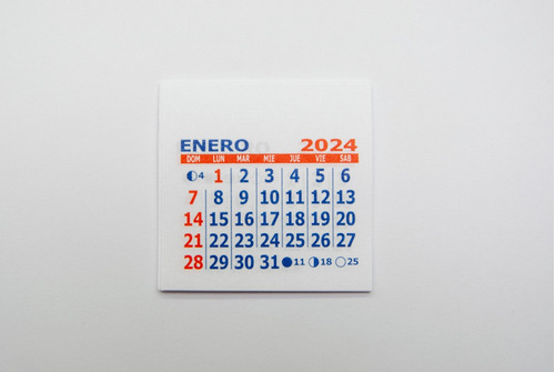 Almanaque Calendario 5x5 Mignon X1000u