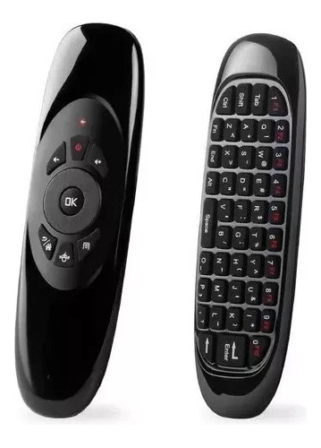 Control Remoto Air Mouse Smart Tv Con Teclado Inalámbrico Pc