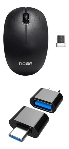 Mouse Inalambrico + Adaptador Tablet Celular Tipo C Teclado