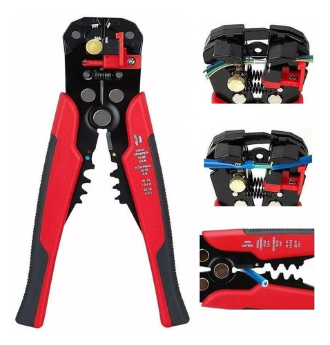 Alicate Pela Cables Automatico Cortacable Crimpeadora Pinza