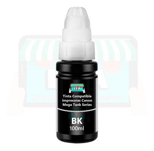 Imagen 3 de 6 de Pack 4 Botellas Tinta Compatible Para Impresora Canon G1110