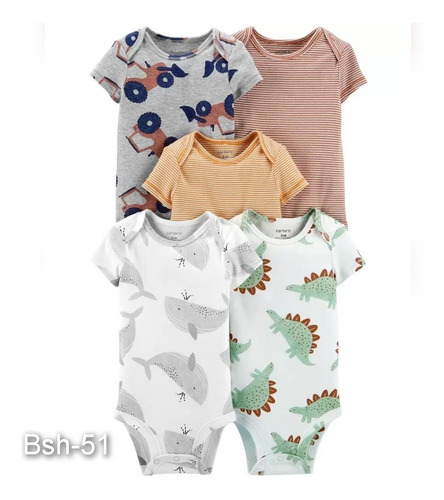 Set De Bodies Bodys Carters Para Niños Talla 0 A 3 Meses 