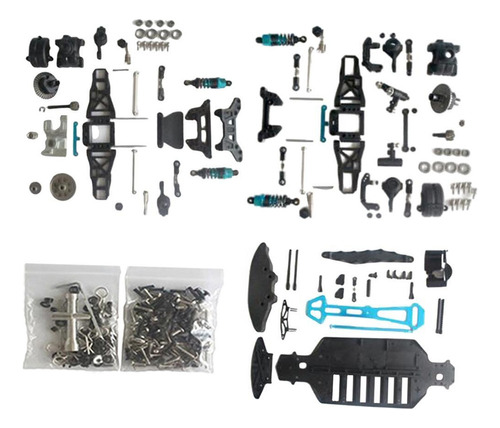 Marco De Chasis De Coche Rc A Escala 1/10 Sin Escobillas C