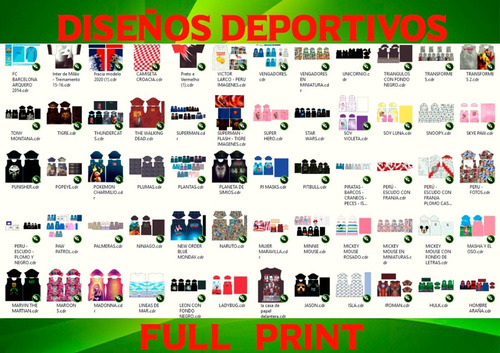Pack Vectores Full Print Para Camisetas