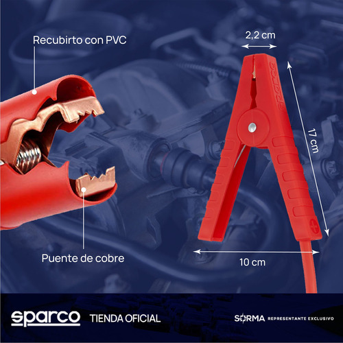 Imagen 4 de 9 de Cable Puente 600 Amp Batería 4 Pinzas De Cobre Auto/camión