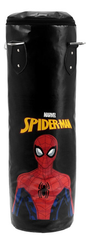 Saco De Boxeo Para Niño Pu Spider-man Marvel 75cm De Largo