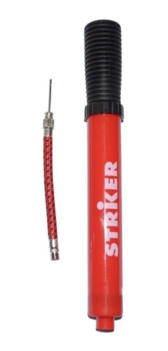 Inflador Doble Accion Striker Manguera Importado Pico