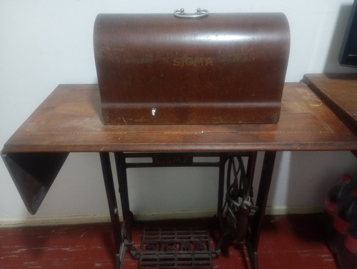 Máquina De Coser Antigua Sigma.. Leer Bien La Descripción! Chocolate (Usado)