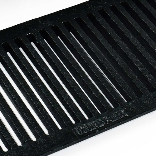 Coladera De Rejilla Rectangular Helvex 2714 De Hierro
