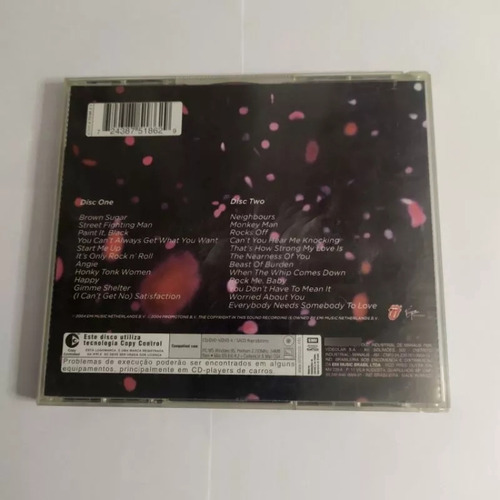 Cd Rolling Stones - Live Licks - (duplo Nacional)