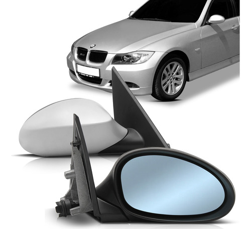 Retrovisor Externo Bmw Serie 1 2006 2007 2008 09 10 Elétrico