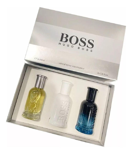 Hugo Boss Kit Bottled Edt Masculino 3pz Kit Hombre Edt Spray
