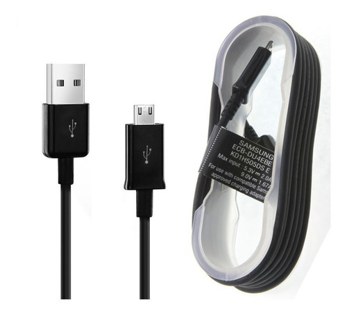 Cable Samsung Original Micro Usb 1.5 Metros Negro S5 S6 S7