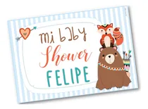 Comprar Kit Imprimible Animalitos Nórdicos Mod.2 Baby Shower Cumple
