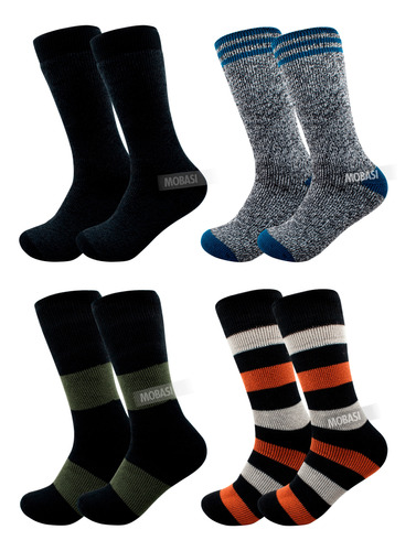 X4 Pares Calcetines Hombre Ultra Térmicos Chiporro Invierno