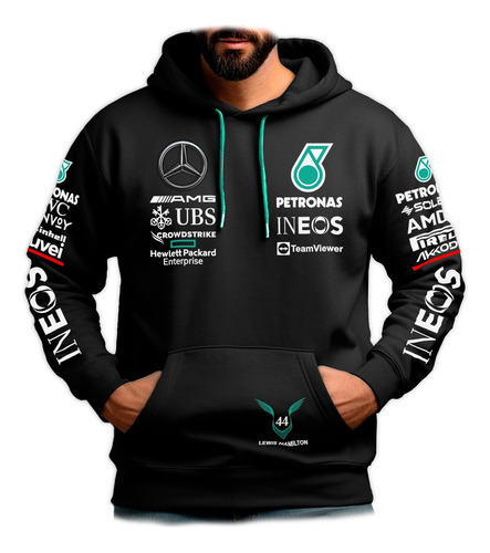 Sudadera Mercedes Petronas Hamilton 44